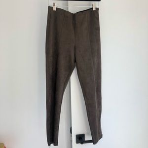 Zara Faux suede leggings